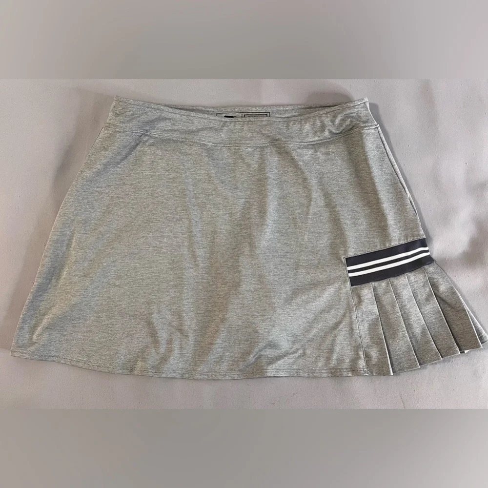 Slazenger Golf Women's Small Tennis Skirt‎ Skort Light Gray Pleated Side Medium